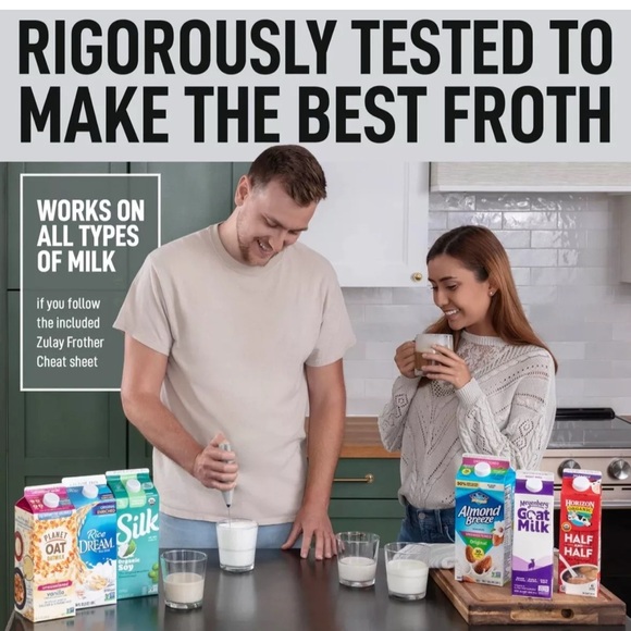 Zulay Kitchen Executive Series Milk Frothed Wand and Stand - Picture 3 of 4